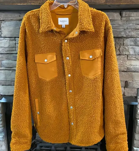 Goodfellow & Co  Mustard‎ Yellow/brownish color  Sherpa Jacket - Image 1