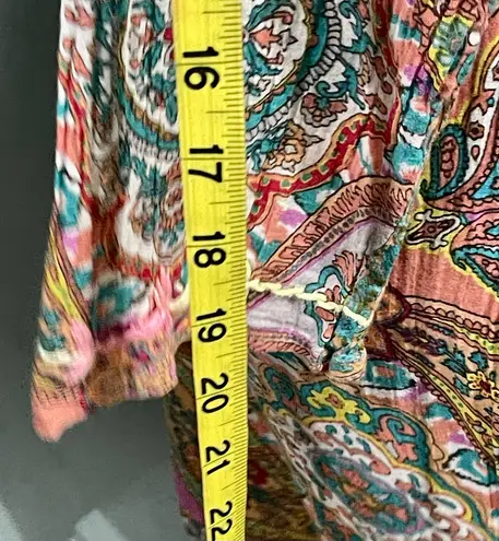 Raj 100% Cotton SzL Ladies Pink Boho Hippie Tunic Top Swim Cover Embroidered