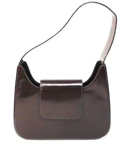 LANCEL Paris dark burgundy structured leather purse, made in Italy