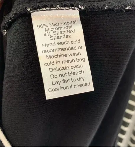 ATM Anthony Thomas Melillo Dip Dye Stripe Knit Dress In Black Combo Size XS NWT