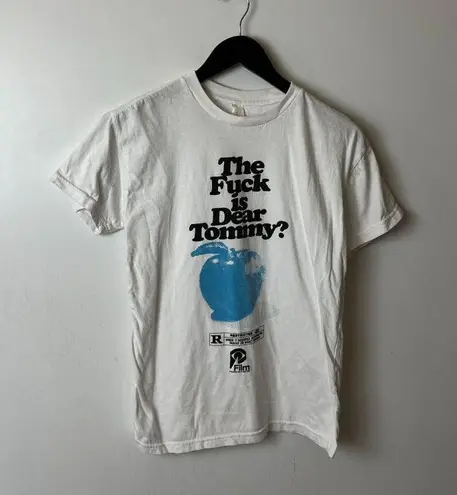 Dear Tommy T Shirt White Small S Graphic Tee Cotton Short Sleeve Solid Logo