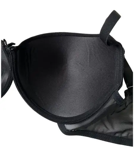 Adrienne Vittadini Black Underwired Bra Women's Size 38DD | 52-1