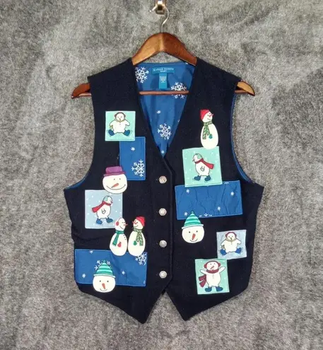 Karen Scott sport Christmas holidays women's vest size Medium