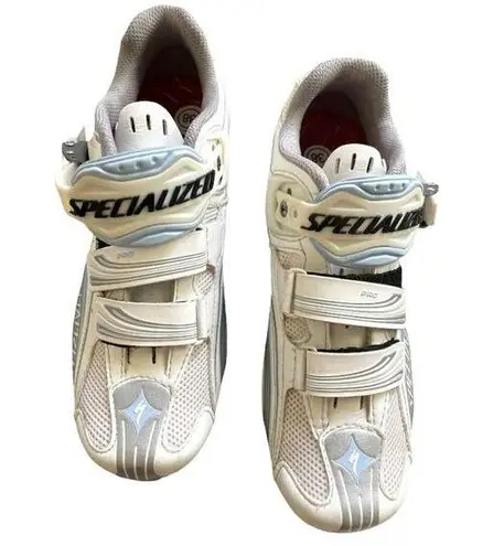 Specialized Pro Women Cycling Clip Mount Shoes 38 White Size 7