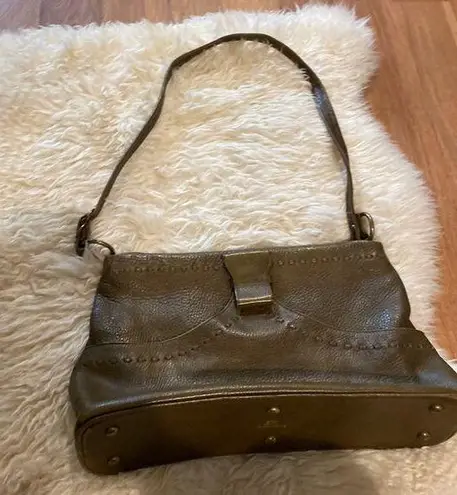 Justin Boots Justin Vintage Top Grain Cowhide Leather Shoulder Bag Western Style