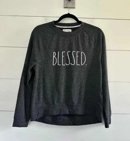 Rae Dunn Women’s Extra Small Blessed Logo Sweatshirt