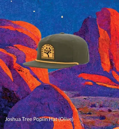 Joshua Tree Poplin Hat (Olive)