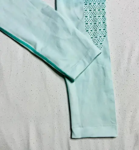 Ombré Scrunch Butt Leggings Blue