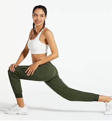 NWT Olive Cargo Jogger Pants Water Resistant UPF 50+ Outdoor Hiking Casual XXXL Green Size undefined