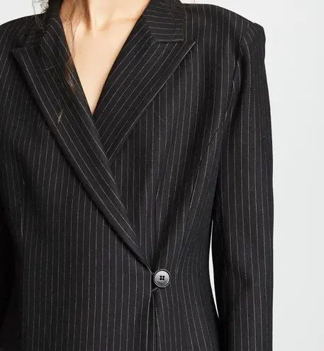 Bailey44 NWT Bailey 44 Striped Boyfriend Blazer XS Black Ponte Jackpot
