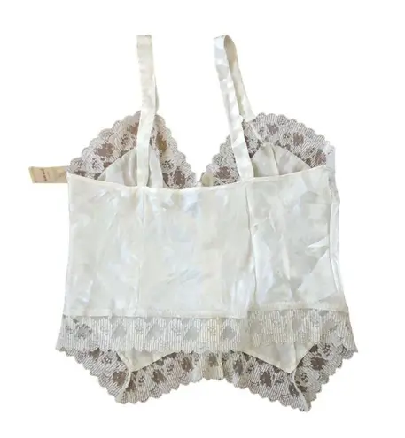 NWT 1980's Vintage, Lauren, Alexandra Bridal lingerie White camisole size large