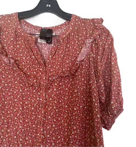 Christy Dawn Dress Emilia Floral Midi Cotton Rooibos Harvest S EUC