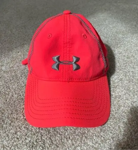 Under Armour NWOT -  Women’s Neon Coral Pink Headgear Hat