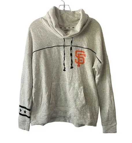 5th & Ocean VS PINK SF GIANTS MLB Long Sleeve Funnel Neck Pullover Sweatshirt SZ M NWT