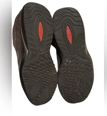 MBT Maliza Brown Leather Metallic Rocker Toning Comfort SZ 8 sneaker shoe