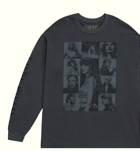 Taylor Swift NWT | THE ERAS TOUR BLACK LONG SLEEVE T-SHIRT - Med