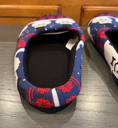 NWOT MeUndies Unisex Snowman Slippers Blue Size undefined