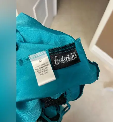 Frederick's of Hollywood Frederick’s of Hollywood Dark Teal Lace Chemise – Size M