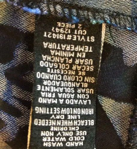 Sheer Blue Floral Kimono Size 22W