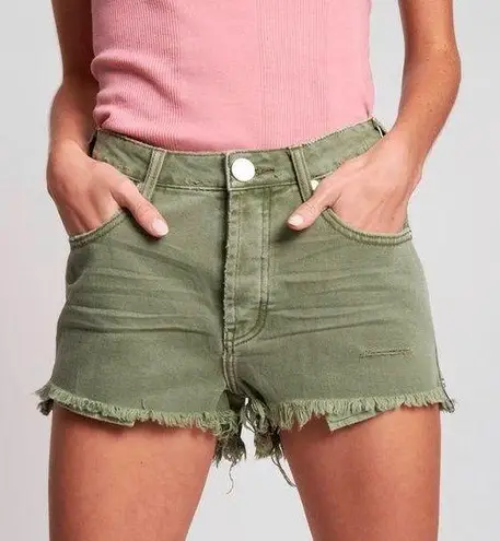 One Teaspoon  Super Khaki High Waist Bonita Shorts