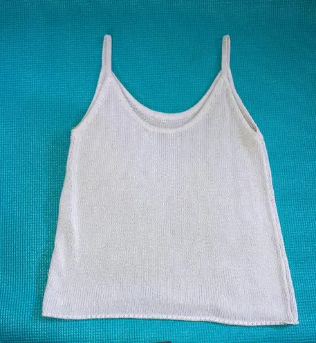 Brandy Melville Light Blue Knit Tank Top