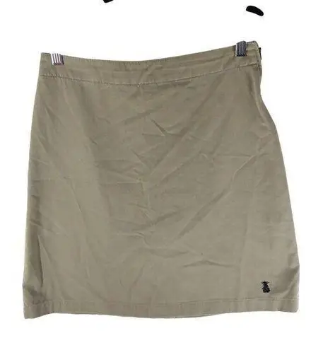 Lands End Skort Khaki Built in Shorts Beige 2 Tan