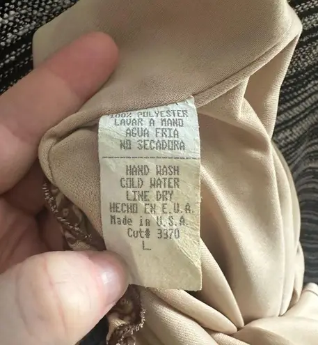 Young at Heart Women’s Large Y2K 2000s Patterned Ruffle Babydoll Dress