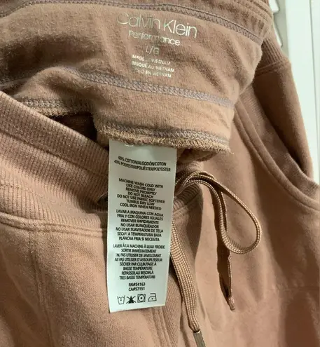 Calvin Klein Performance Sweatpants Size Large Brown