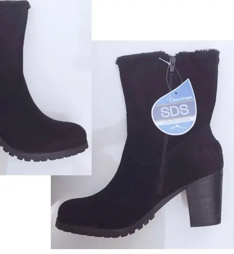 Baretraps Black Suede Cold weather Boots
