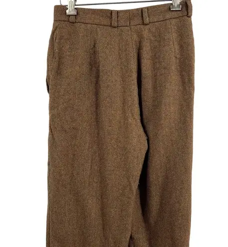 Paul Stewart Womens Trouser Pant Size 4 Wool Silk Cashmere Menswear Inspired