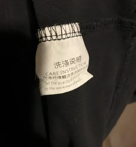 Black and Gold Glitter Cat Butterfly T Shirt Size M