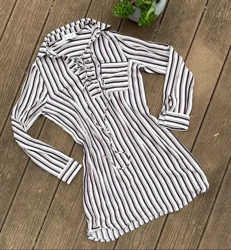 WAYF  Striped Mini Summer Dress