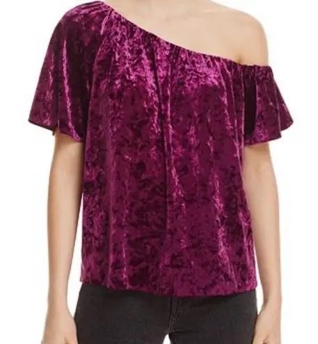 Cooper and Ella  shirt‎ purple velvet NWT XS