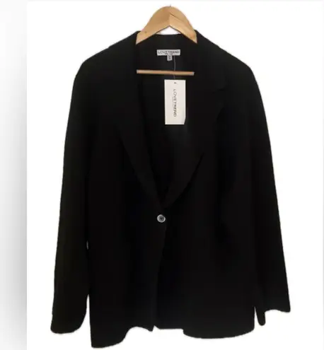 NWT Love Trend New York Cardigan Sweater Black Size 3X