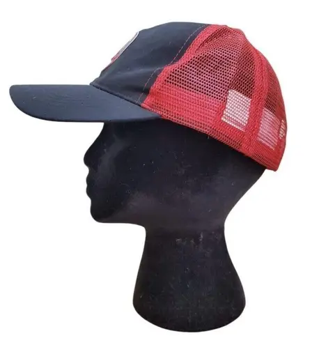 Bacardi Hat Bat Logo Snapback Mesh Trucker Cap Baseball Red Black Adult OSFM