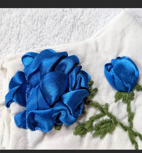 Handmade Pocket Filter Embroidered Face Mask