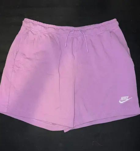 Nike Sweat Shorts Purple Size M