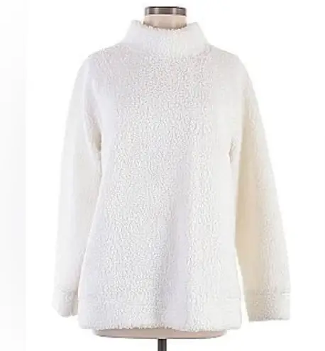Haven Well Within Sherpa Funnel Neck Tunic White Size XS