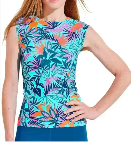 Coolibar Kaylana Tank Top UPF 50+ Size Medium Green