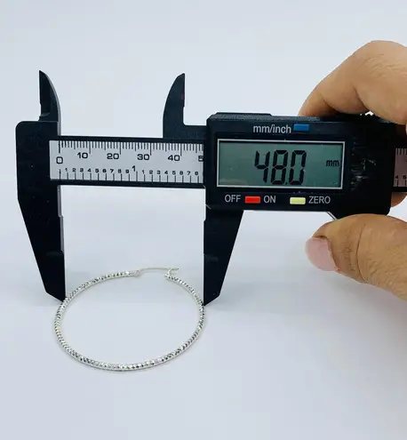 925 Sterling Silver Hoop Earrings