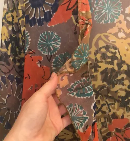 Matilda Jane COPY - Stylish Set of Brown Midi Dress and Floral Cardigan