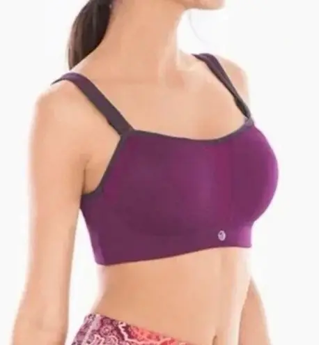 Soma Sport Max Support Contour Underwire Sports Bra Molded Cups Size 38DD Purple