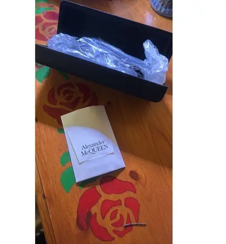 Alexander McQueen 56mm Cat Eye Sunglasses Black Ruthenium Grey