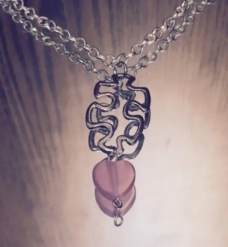 Puzzle Piece Heart Necklace