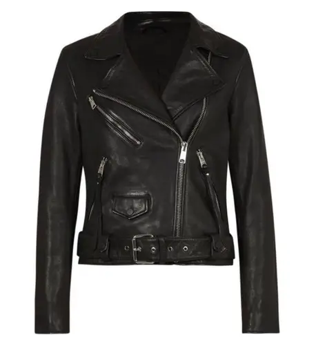 ALLSAINTS Leather Jacket Biker Jacket XS