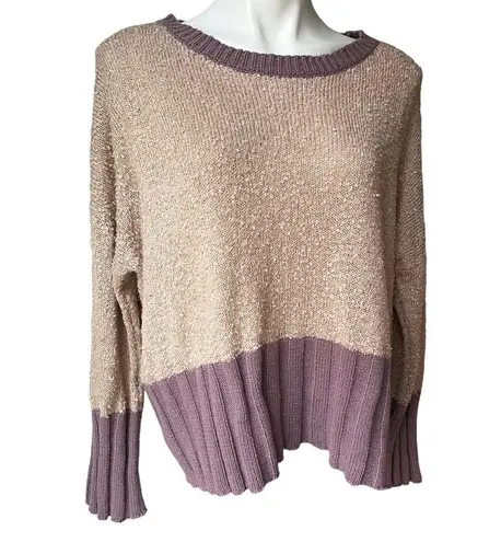 Umgee  Oversized Drop Sleeve Textured Knit Sweater