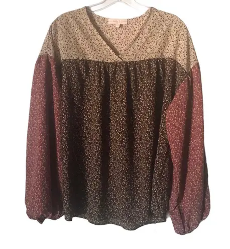 Hailey & Co. Balloon Sleeves Top