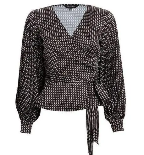 Intermix Jenna Printed Wrap Top