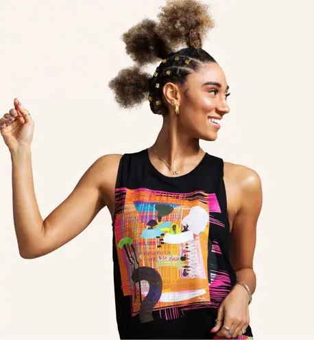 Peloton X Monica Ahanonu Together Go Far Muscle Tank. Size Medium.