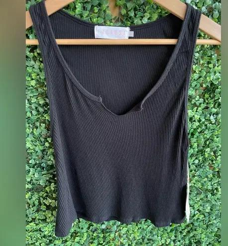 Lacausa - Anthropologie - NWT | Roxy Tank - Sz Large | Black